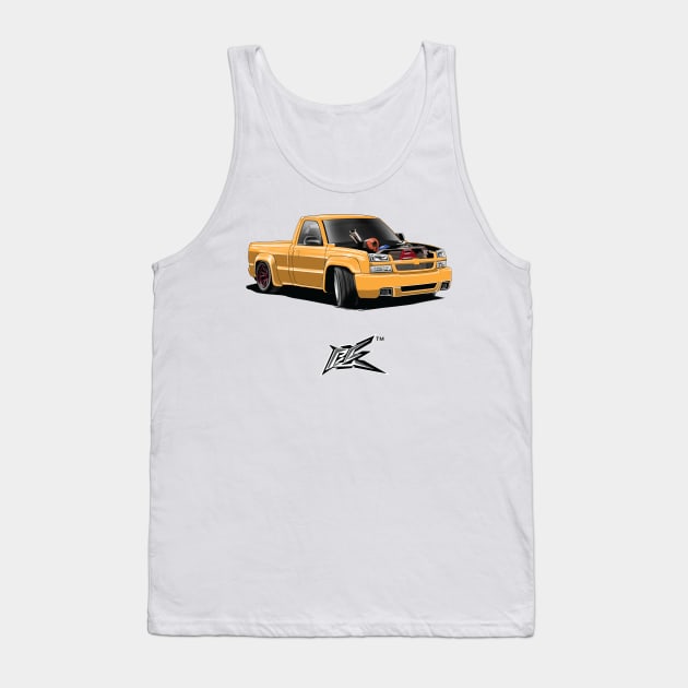 chevy silverado dropped truck Tank Top by naquash